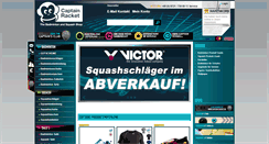 Desktop Screenshot of captain-racket.de